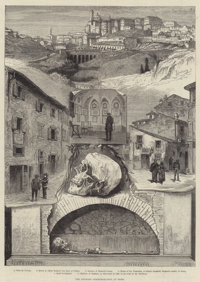 Rafaelova oslava v Římě od Johann Nepomuk Schonberg